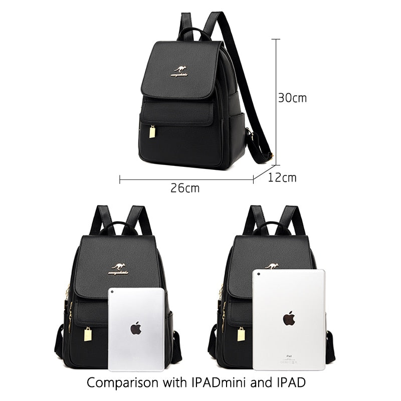 2022 New Designer Backpack Women High Quality Cow Leather Backpack Large Capacity School Bags for Girls Large Travel Backpack