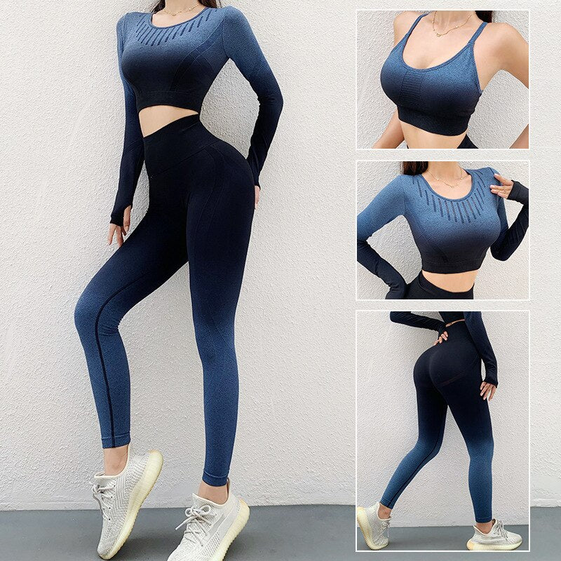 Women's Exercise Gym Sport Outfit