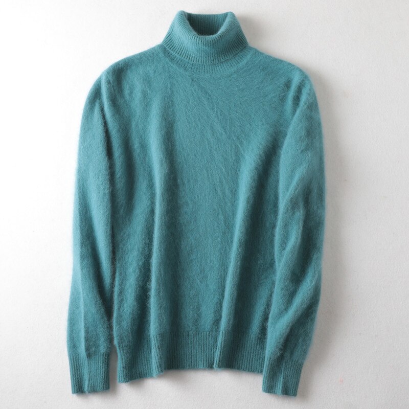 Soft Turtleneck Long Sleeve Knitted Pullover