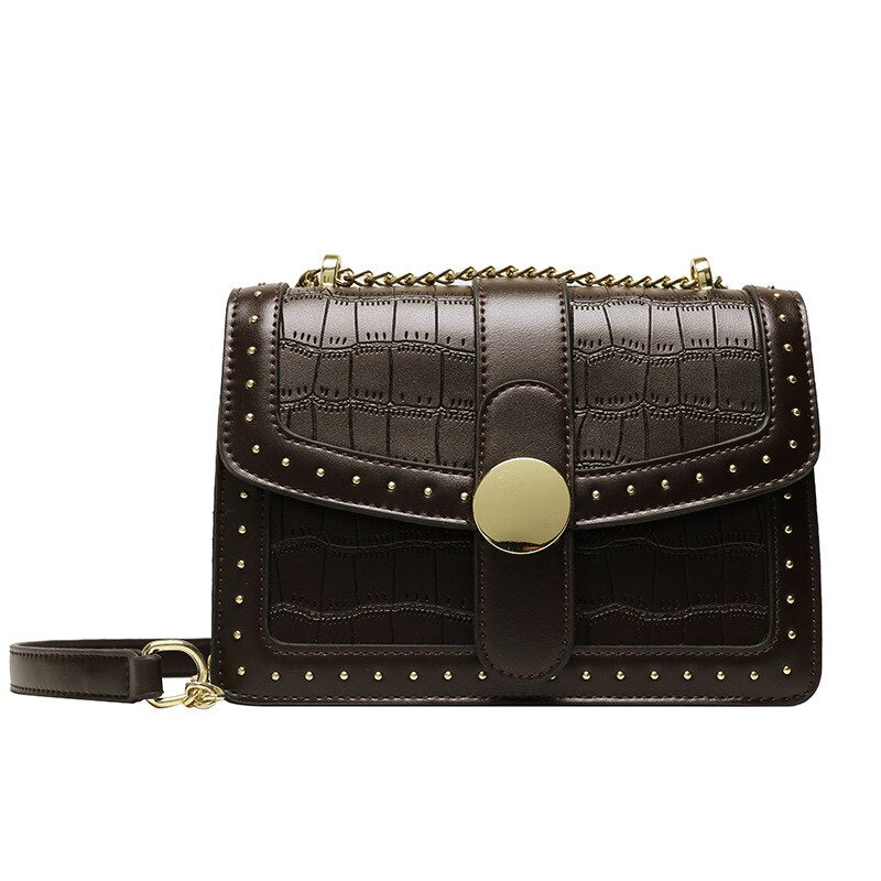 2020 new women's bags Luxury design genuine leather handbag fashion lychee pattern shoulder bag messenger bag