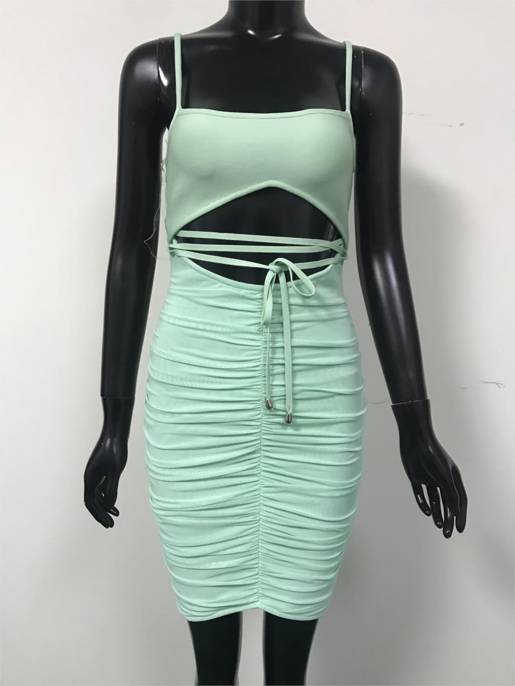 Sexy Hollow Out Lacing Bandage Dress