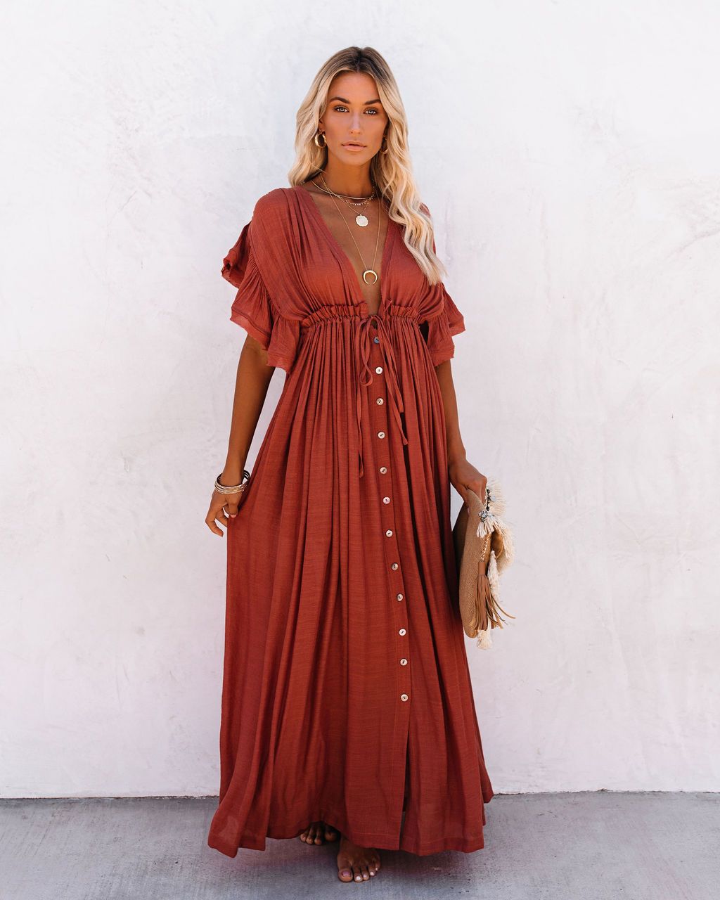 summer maxi dresses 2021 Floral Summer Maxi Dress