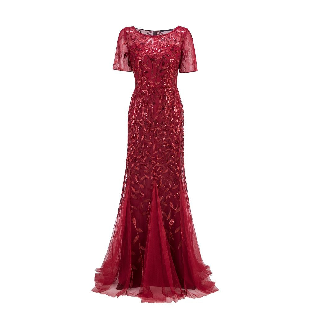 Plus Size Evening Dresses Mermaid O Neck Short Sleeve Lace Appliques T Global Fashions GC Plus Size Evening Dresses Mermaid O Neck Short Sleeve Lace Appliques T Global Fashions GC