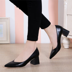 European style Time Simple Comfortable high heels