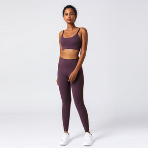 New Style Custom Nude Sexy Gym Workout Set High Waist Soft Flare Leggings  Yoga Sets for Women - China Yoga Bra and Fitness Wear price