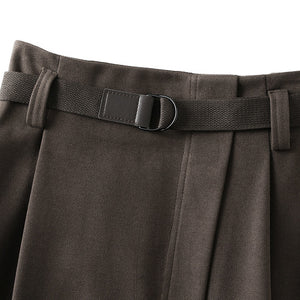 Irregular Skirt for Women New Autumn Korean Style High Waist Slimming Mid-Length A- line Big Hem Dress