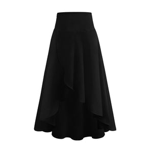 New Summer  Fashion Women Wear Ruffled Irregular Drape Skirt Casual Dress