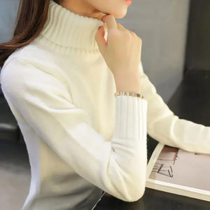 Women&#39;s Sweater Turtleneck Trending Sweater 2021 New Fashion Top Autumn and Winter Korean Pullover Women&#39;s Pullover Knitwear