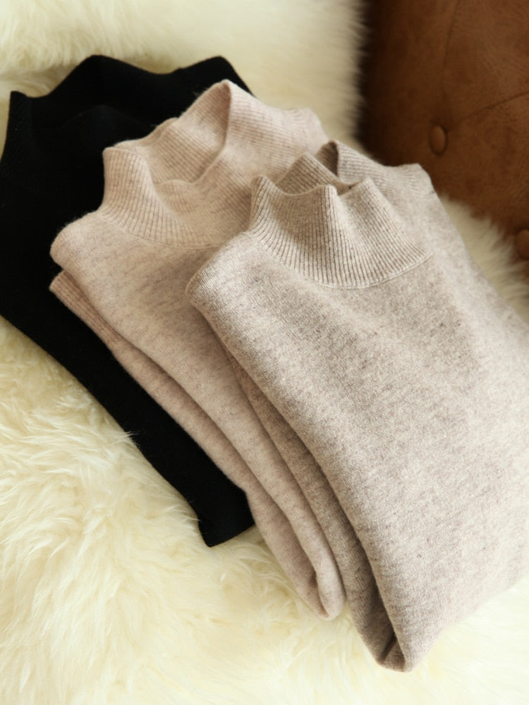 autumn winter chic bottom sweaters women fashion  pullover slim long sleeve 2022 knitted Jumper Soft Warm Pull Femme