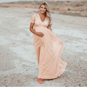 short pregnancy dresses Maternity Dresses For Photo Shoot Pregnancy Dress Sequined Solid Women – Global Fashions GC