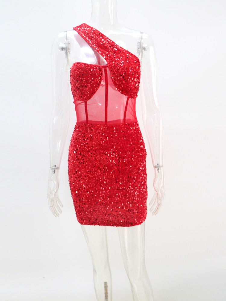 Kricesseen Sexy Glitter Sequined Mesh Patchwork Mini Dress Summer Wome Global Fashions GC Kricesseen Sexy Glitter Sequined Mesh Patchwork Mini Dress Summer Wome Global Fashions GC