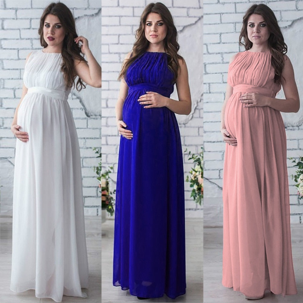 Chiffon Pregnancy Dress Maternity Dresses for Shoot Photo Photography Prop Sexy Maxi Gown Dresses for Pregnant Women Clothes