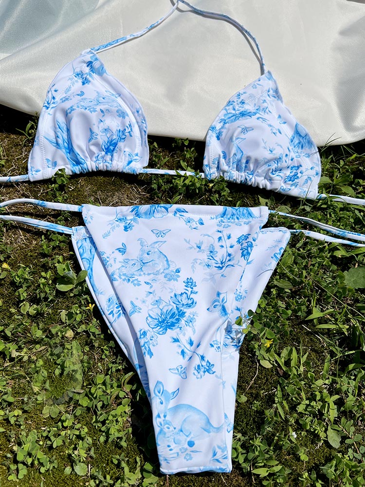 Shiny Bikinis Swimwear Women 2022 Summer Bikini Set String Swimsuit Micro Thong Two Piece Suits Halter Beachwear Sexy Bath Suits