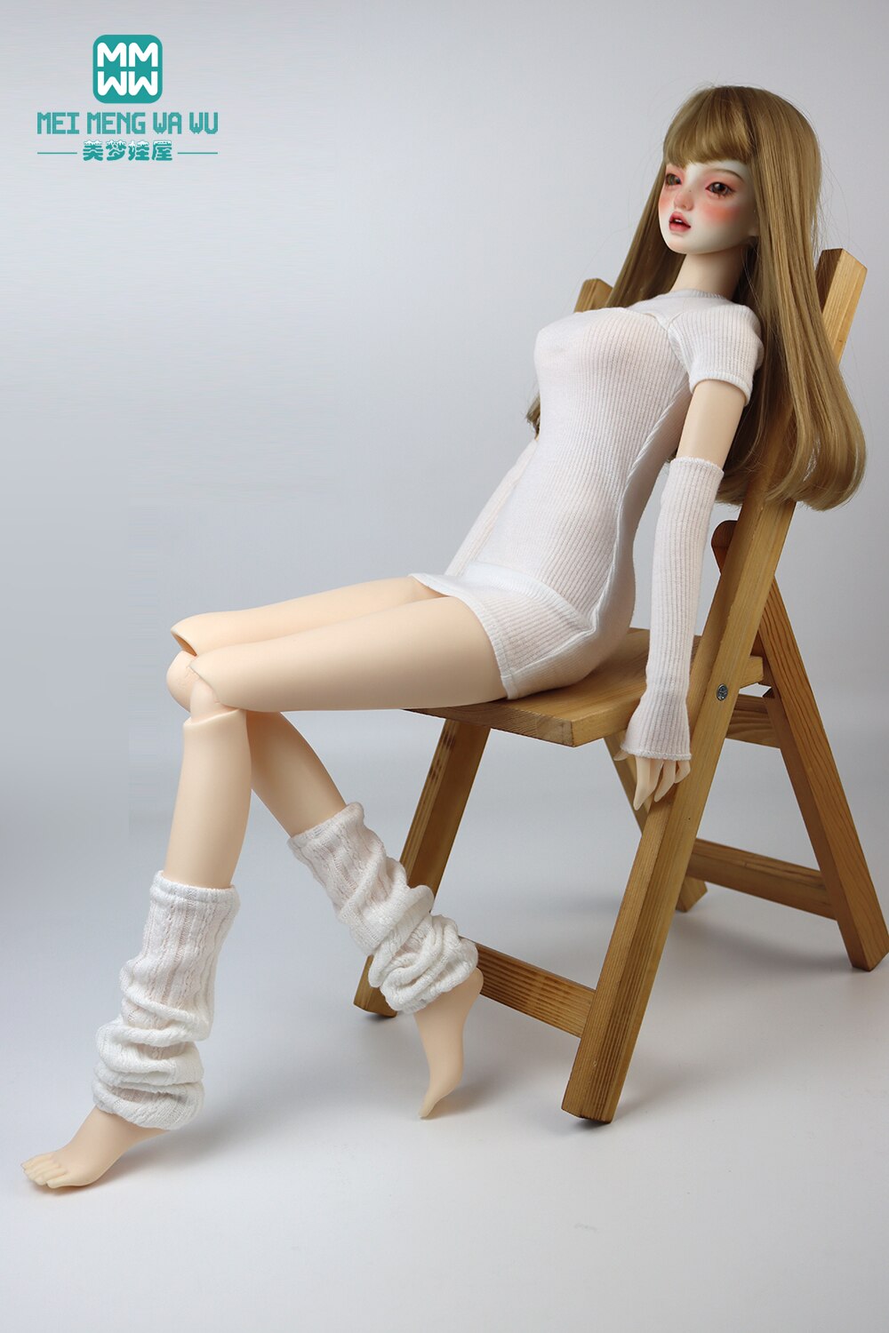 New 58-60cm 1/3 big bust BJD clothes Toys Spherical joint doll Fashion open long T-shirt dress Girl&#39;s gift
