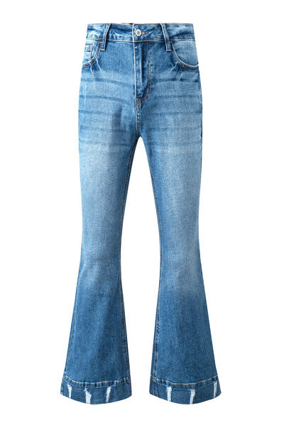 Cat's Whisker Bootcut Jeans with Pockets
