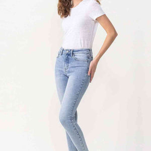 Lovervet Full Size Talia High Rise Crop Skinny Jeans