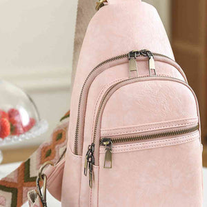 Adored It's Your Time PU Leather Sling Bag