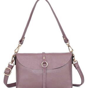 New leather fashion simple bags small square bag shoulder crossbody bag